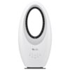 LivePure LP1500FAN-W 22 in. Oscillating Bladeless Vortex Tower Fan with Remote and Accent Light
