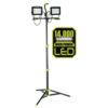 PowerSmith PWLD140T 14,000 Lumens Dual-Head LED Work Light with Tripod and 9 ft. Power Cord