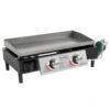 Razor GGT2130M 2-Burner Portable LP Gas Griddle without Lid in Black