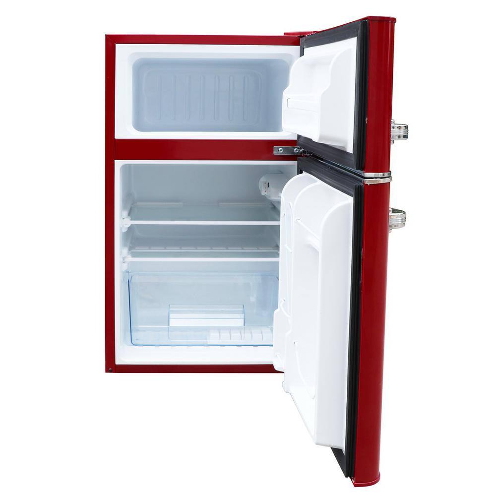 HMCR320RE Magic Chef 3.2 Cu. Ft. Retro 2-Door Refrigerator