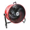 Maxx Air HVFF16T RED 16 in. 3 Fan Speeds Floor Fan in Red with Adjustable Fan Head