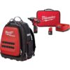 Milwaukee 48-22-8301-2401-22 15 in. PACKOUT Backpack with M12 12-Volt Lithium-Ion Cordless 1/4 in. Hex Screwdriver Kit
