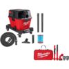 Milwaukee 0910-20-49-90-2019A M18 FUEL 6 Gal. Cordless Wet/Dry Shop Vacuum W/AIR-TIP 1-1/4 in. - 2-1/2 in. Crevice and Utility Nozzle Automotive Kit