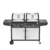 Royal Gourmet ZH3002SN 3-Burner Propane Gas and Charcoal Combo Grill in Black