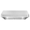 Cosmo COS-QB75 30 in. Ducted Under Cabinet Range Hood in Stainless Steel with Push Button Controls, LED Lighting and Permanent Filters