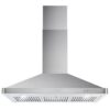 Cosmo COS-63190 36 in. Ducted Wall Mount Range Hood in Stainless Steel with LED Lighting and Permanent Filters
