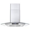 Cosmo COS-668AS750 30 in. Ducted Wall Mount Range Hood in Stainless Steel with Touch Controls, LED Lighting and Permanent Filters