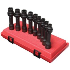 SUNEX TOOLS SUN2695 1/2 in. Drive Metric Driveline Socket Set(9-Piece)