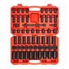 TEKTON SID92401 1/2 in. Drive 6-Point Impact Socket Set, 57-Piece (10 mm - 36 mm)
