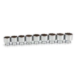 TEKTON SHD93033 3/4 in. Drive 12-Point Socket Set, 1-1/2 in. - 2 in. (9-Piece)
