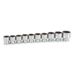 TEKTON SHD93034 3/4 in. Drive 12-Point Socket Set, 32 mm - 50 mm (10-Piece)