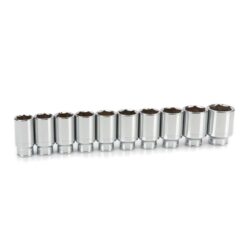 TEKTON SHD93036 3/4 in. Drive Deep 6-Point Socket Set, 32 mm - 50 mm (10-Piece)
