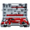 VEVOR GJ2M12TYYFLD00001V0 12-Ton Porta Power Kit 55.1 in. Oil Hose Hydraulic Jack Ram 5.3 in. Lifting Height Autobody Frame Repair Tools