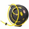 XtremepowerUS 43551-H2 100 ft. x 3/8 in. Retractable All-Weather Rubber Air Hose Reel with Auto Rewind, 1/4 in. NPT
