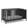 Storkcraft Malibu 3-in-1 Convertible Baby Crib, Black