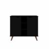 Manhattan Comfort Hampton Buffet Stand Cabinet, Black