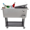 Zimtown Iron Spray Plastic with Tray Cooler with Shelf