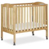 Dream On Me 2-in-1 Folding Portable Mini Crib, Natural
