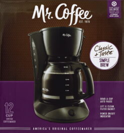 Mr Coffee Classic + Taste Coffeemaker, Switch, Simple Brew, 4 Cup, Shop