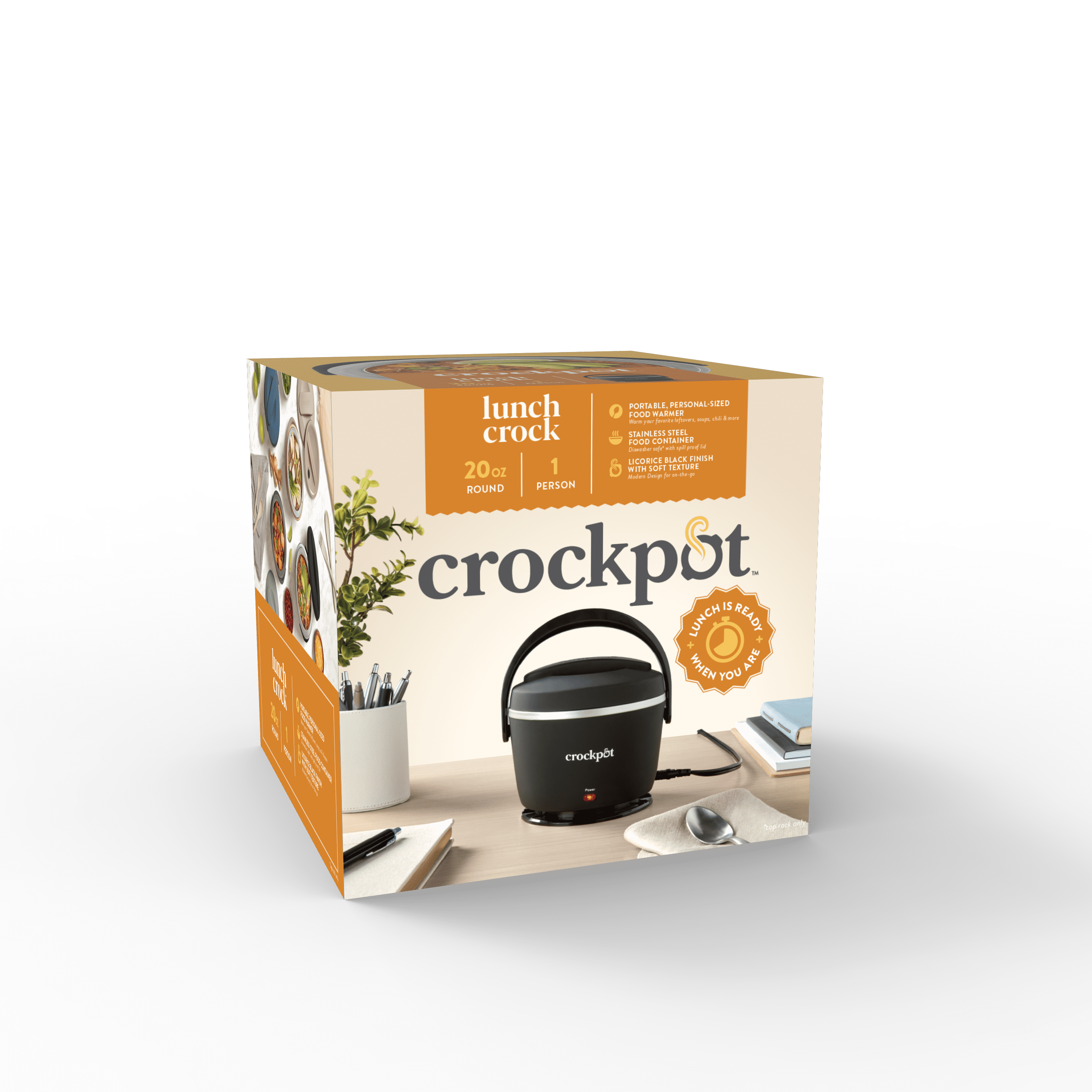 Crockpot 20oz On-The-Go Personal Food Warmer - Black