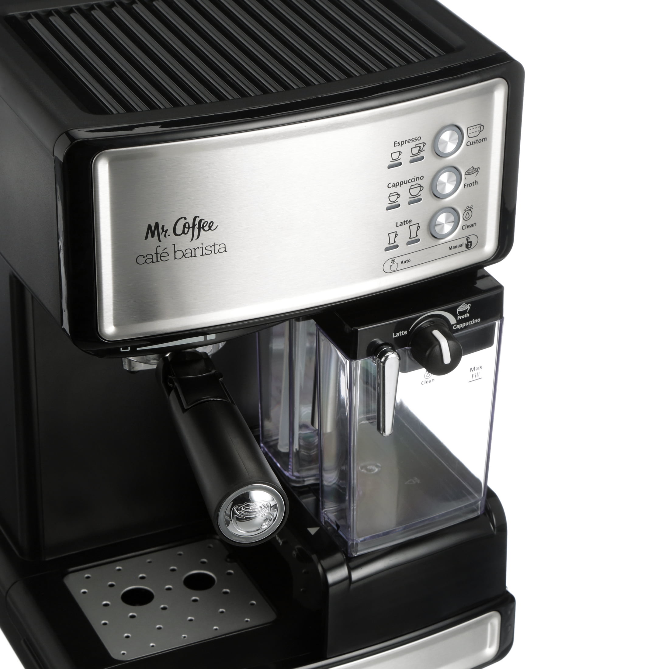 Mr. Coffee New Cafe Barista Black & Silver Premium Espresso/Latte/Cappuccino  Maker