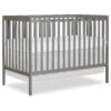 Dream On Me Synergy 5-in-1 Convertible Crib in Cool Grey, Greenguard Gold Certified