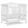Dream On Me Naples 4-in-1 Convertible Mini Crib, White
