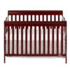 Dream On Me Ashton 5-in-1 Convertible Crib, Cherry
