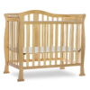Dream On Me Naples 4-in-1 Convertible Mini Crib, Natural