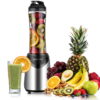 La Reveuse Smoothies Blender Personal Size 300 Watts with 18 oz (Silver)
