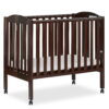 Dream On Me, 2 in 1 Folding Portable Crib Espresso