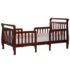 Dream On Me Emma 3-in-1 Convertible Toddler Bed, Espresso