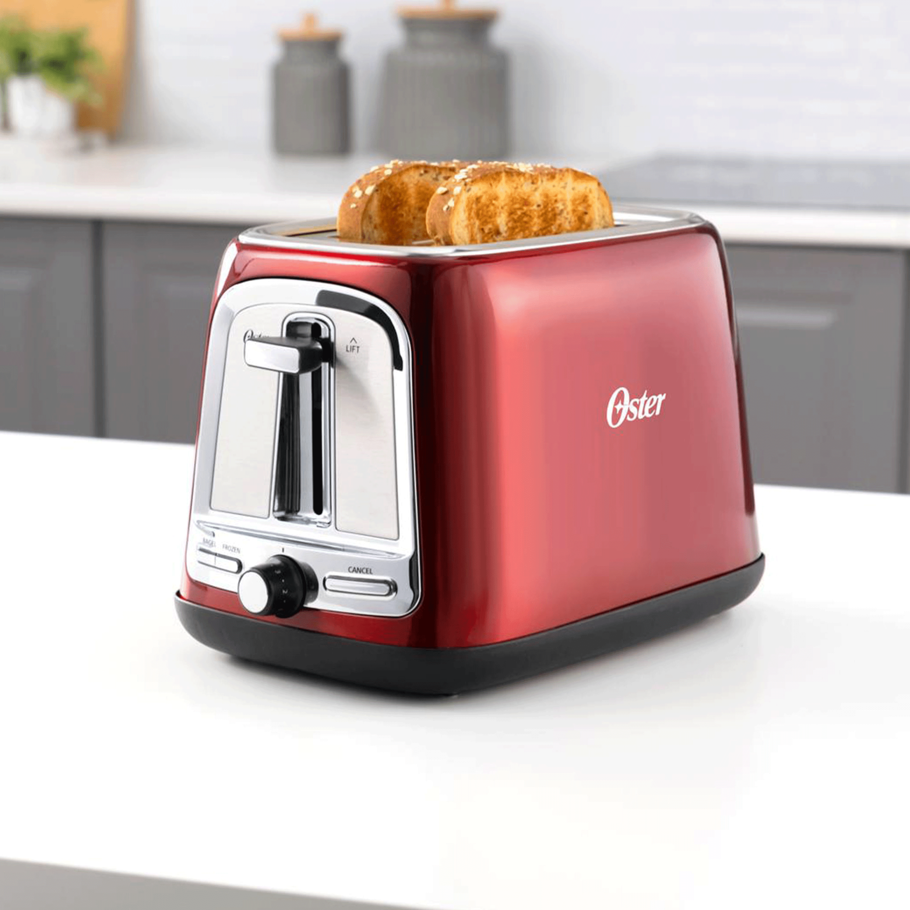 2-Slice Toaster, Red
