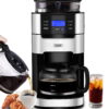 GEVI 10-Cup Programmable Grind and Brew Coffee Maker, 0.73 OZ