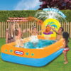 Little Tikes Splash Dunk Pool, 68" x 32" Rectangle Shaped Pool, Ages 3 Years and up