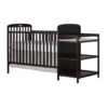 Dream On Me Anna 3-in-1 Full Size Crib and Changing Table Combo in Espresso