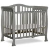 Dream On Me Naples 4-in-1 Convertible Mini Crib, Cool Grey