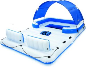Bestway Hydro Force Tropical Breeze Raft, Blue/White