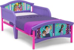Disney Encanto Plastic Toddler Bed by Delta Children, Purple