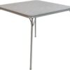 Flash Furniture Folding Card Table - Gray Foldable Card Table Square - Portable Table with Collapsible Legs