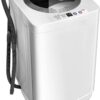 Giantex Portable Washing Machine, Full Automatic Washer and Dryer Combo, with Built-in Pump Drain 8 LBS Capacity Compact Laundry Washer Spinner for Apartment RV Dorm