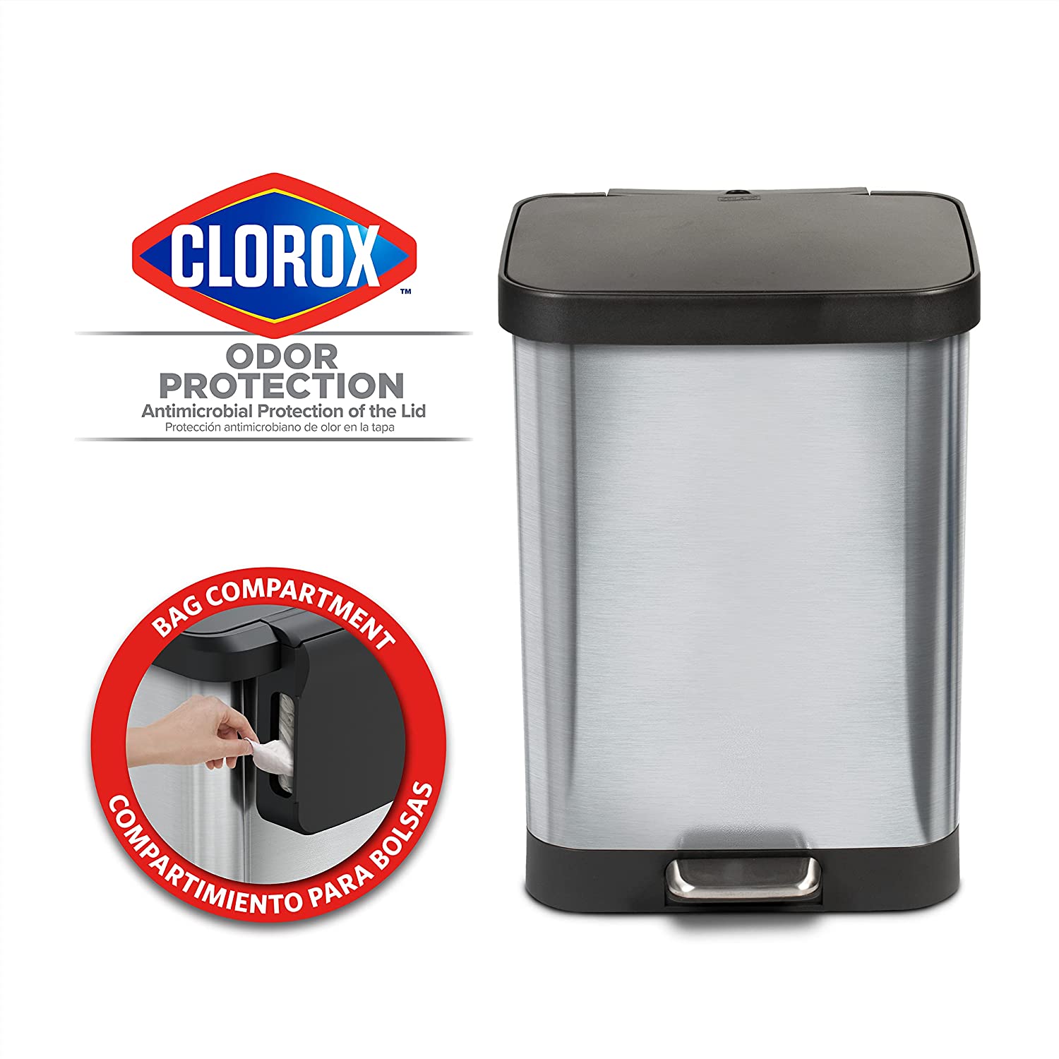 https://bigbigmart.com/wp-content/uploads/2023/05/Glad-GLD-74506-Stainless-Steel-Step-Trash-Can-with-Clorox-Odor-Protection-Large-Metal-Kitchen-Garbage-Bin-with-Soft-Close-Lid-Foot-Pedal-and-Waste-Bag-Roll-Holder-13-Gallon-Stainless2.jpg