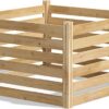 Greenes Fence Cedar Wood Composter, 48" L x 48" W x 31" H / 309.17 gallons - Made in USA with North American Cedar