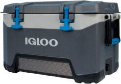 Igloo BMX 52 Quart Cooler with Cool Riser Technology, Carb/Grey/Blue