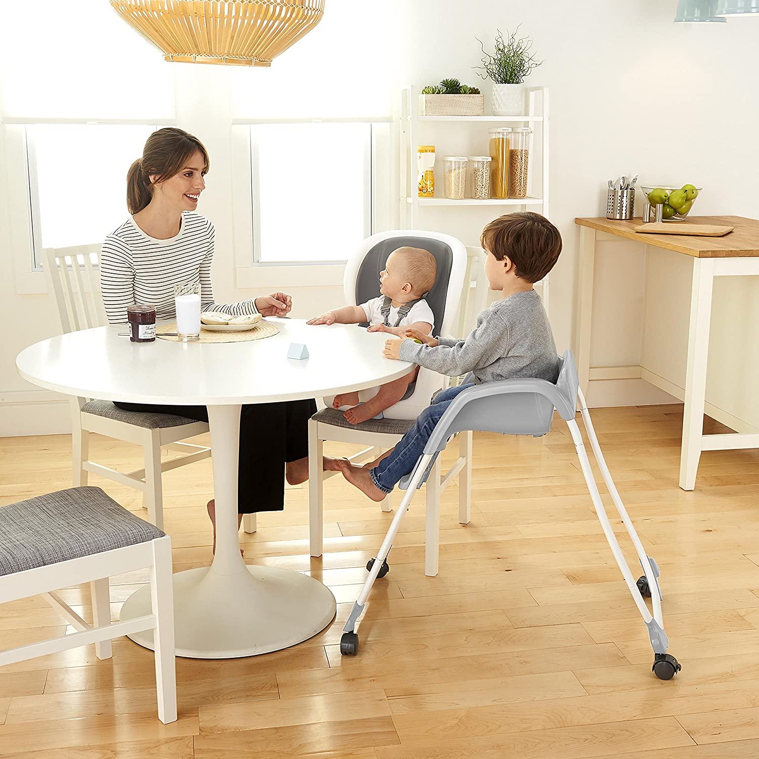 Ingenuity SmartClean Trio Elite 3-in-1 Convertible Baby High Chair ...