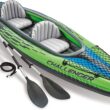 Intex Challenger Kayak, Inflatable Kayak Set with Aluminum Oars and High Output Air-Pump (K2 Kayak)