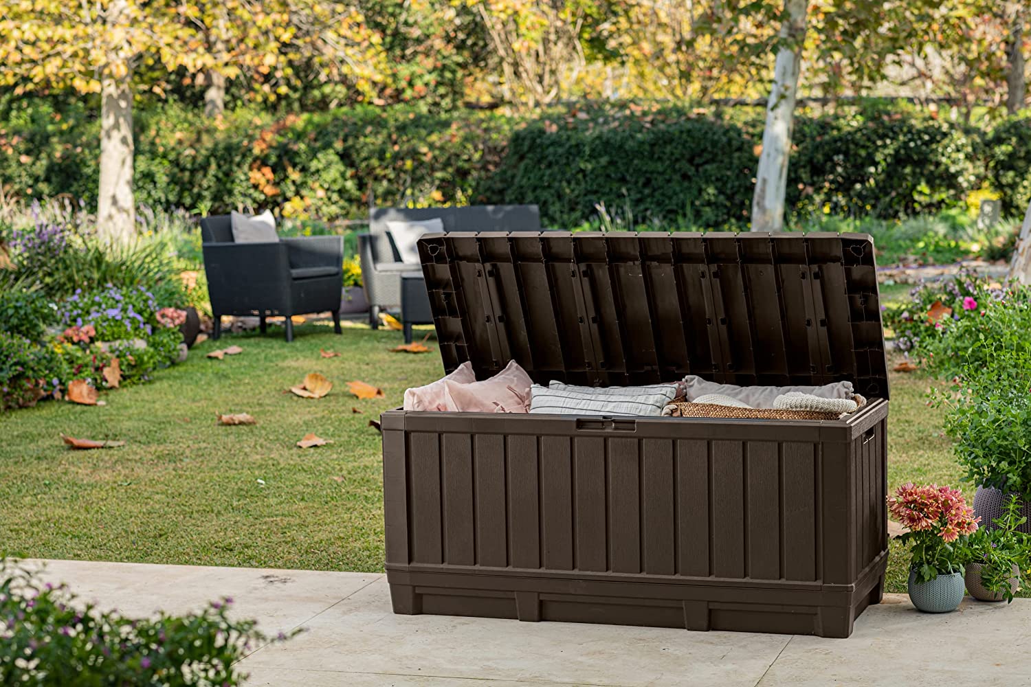 https://bigbigmart.com/wp-content/uploads/2023/05/Keter-Kentwood-90-Gallon-Resin-Deck-Box-Organization-and-Storage-for-Patio-Furniture-Outdoor-Cushions-Throw-Pillows-Garden-Tools-and-Pool-Toys-Brown8.jpg