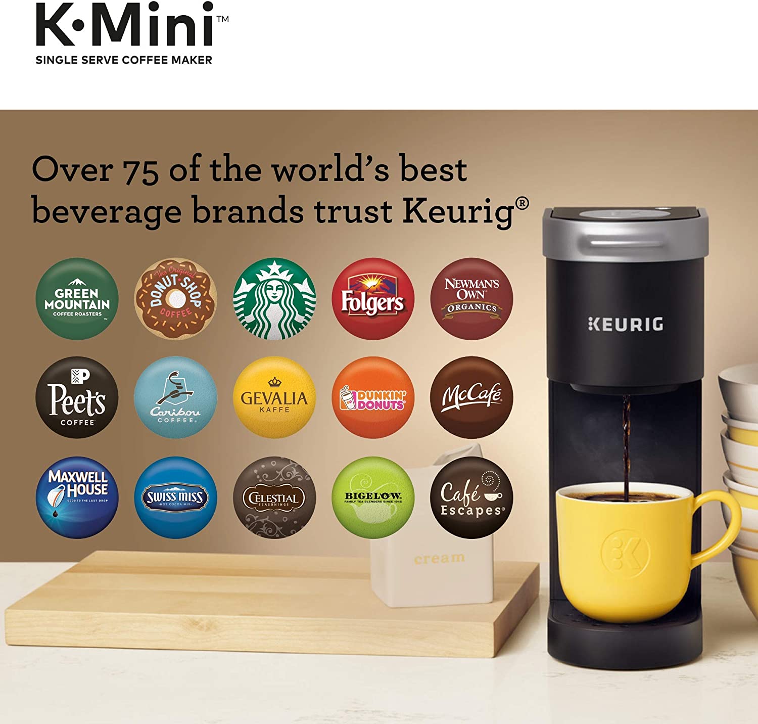 Coffee Maker Travel Bag Compatible with Keurig K-Mini or K-Mini Plus, Single Ser