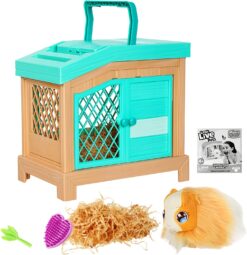 Little Live Pets - Mama Surprise | Soft, Interactive Guinea Pig and her Hutch, and her 3 Babies. 20+ Sounds & Reactions. for Kids Ages 4+, Multicolor, 7.8 x 11.93 x 11.38 inches