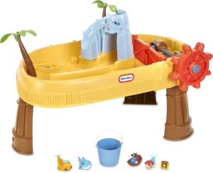 Little Tikes Island Wavemaker Water Table with Five Unique Play Stations and Accessories, for 2 + years Multicolor
